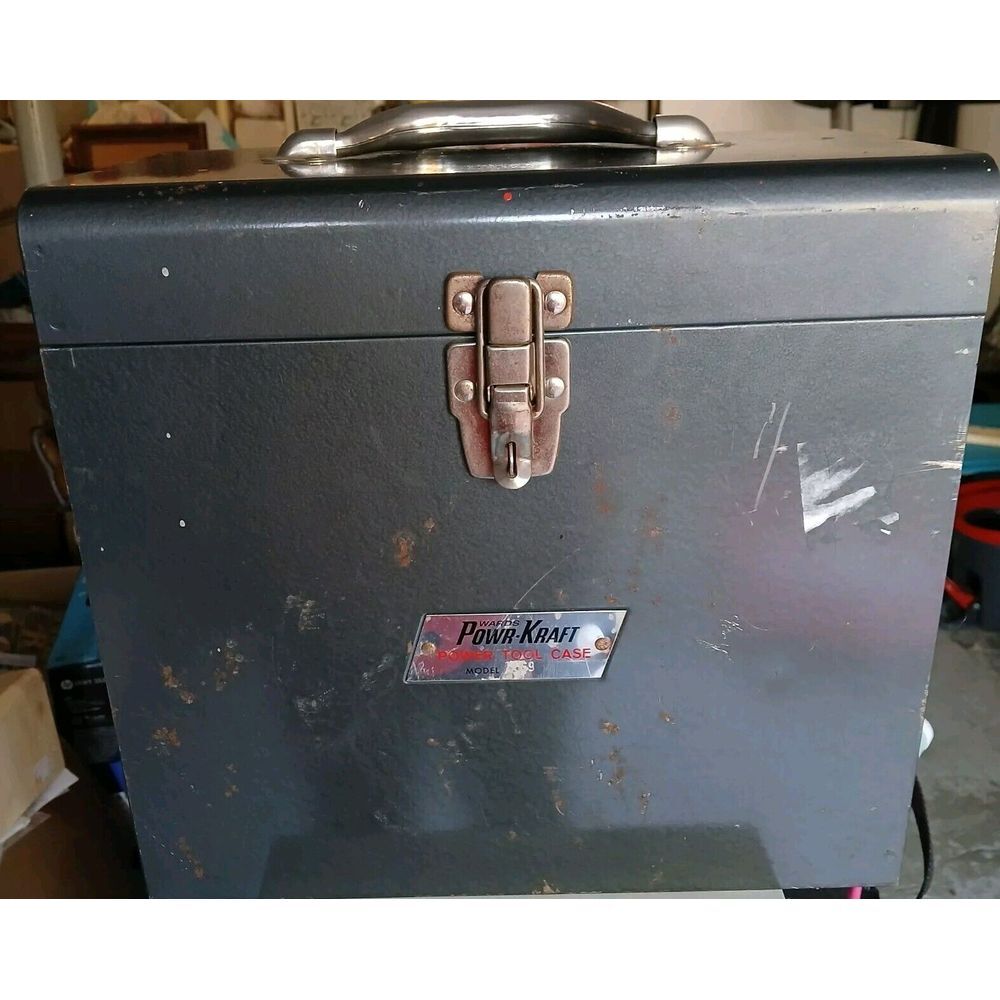Vintage Wards‎ Powr-Kraft Power Tool Case Model 8669 $75 OBO